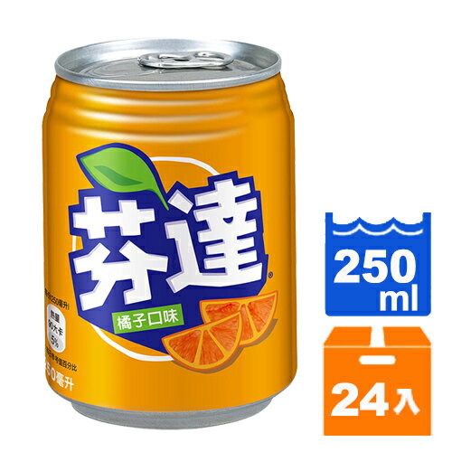 芬達 橘子汽水 250ml (24入)/箱