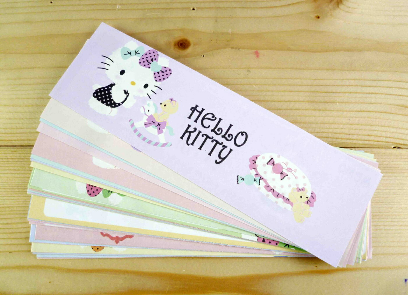 【震撼精品百貨】Hello Kitty 凱蒂貓 kitty便條紙-長條形-S 震撼日式精品百貨