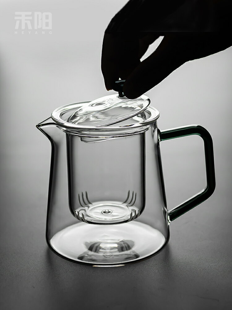 玻璃茶壺耐熱泡茶壺過濾耐高溫煮茶壺水壺套裝泡茶器煮花茶養生壺