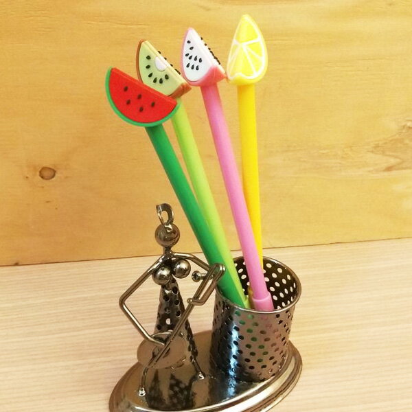 A3962 水果切片中性筆 水果筆 中性筆 食物造型 水果片 原子筆 創意文具 贈品禮品