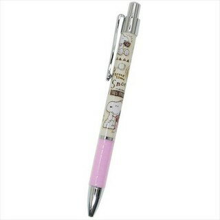 史努比 草莓冰 粉紅 自動鉛筆 文具 迪士尼 日貨 正版授權J00012837