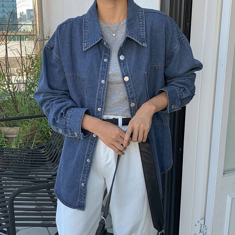 ANNAS 正韓牛仔外套 牛仔襯衫外搭 1