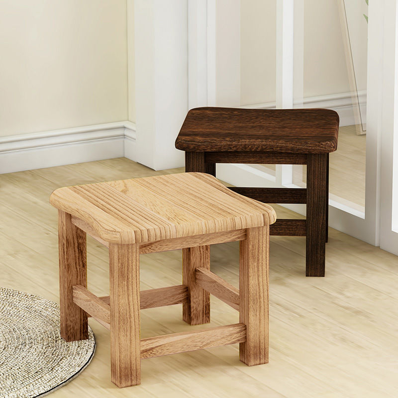 日式北歐實木凳居方換鞋凳客廳臥室用椅