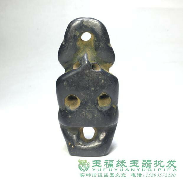 古玩雜項收藏紅山文化黑皮鐵隕石太陽神小件造型可吸磁鐵老物件