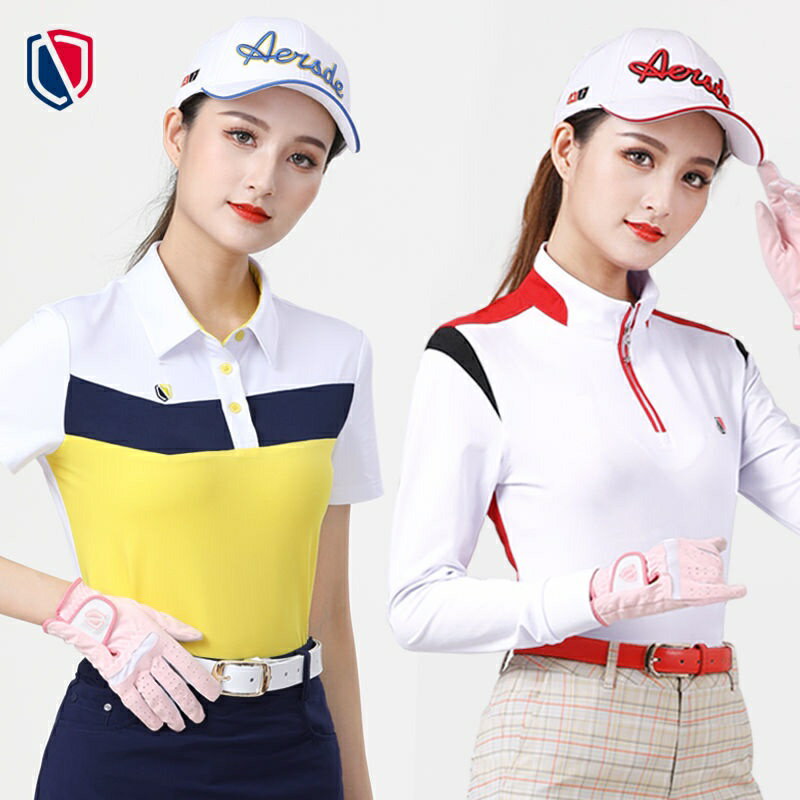 『818物價』高爾夫服裝女T恤短袖韓國版女裝長袖GOLF球衣服女士速乾上衣夏裝