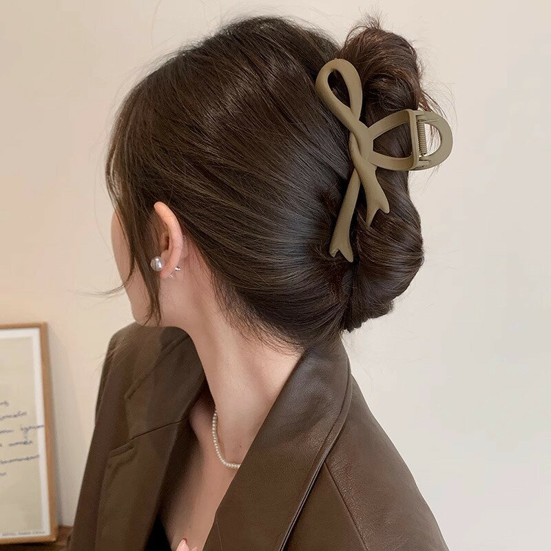 【台灣現貨】時尚配件 髮飾 髮夾 鯊魚夾 大嘴夾 邊夾  韓國亞克力髮夾女後腦勺盤髮夾子頭飾網紅珍珠抓夾氣質愛心鯊魚夾 0