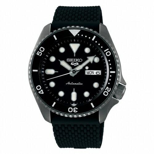 送禮首選★SEIKO 5 sport運動潮流機械腕錶/黑色橡膠4R36-07G0K(SRPD65K2) SK005 附提袋【全館滿額折價★APP下單點數4倍送】線上購買享_實體門市同步服務