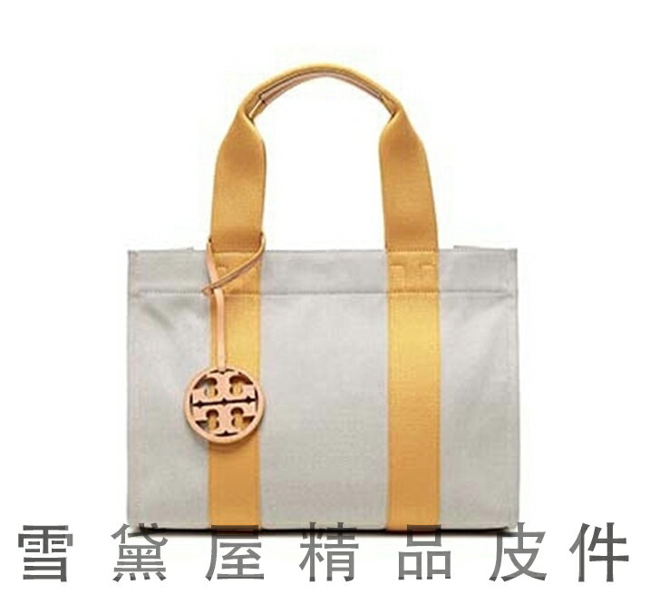 限時 滿3千賺10%點數↘ | ~雪黛屋~TORY-BURCH 提袋包中容量手提袋國際正版保證進口防水帆布品證塵套提袋等候10-15日T46426