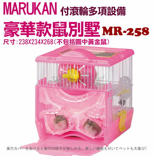 《 日本Marukan 》 豪華款鼠籠鼠鼠飼育套房MR-258附配備 /特價中