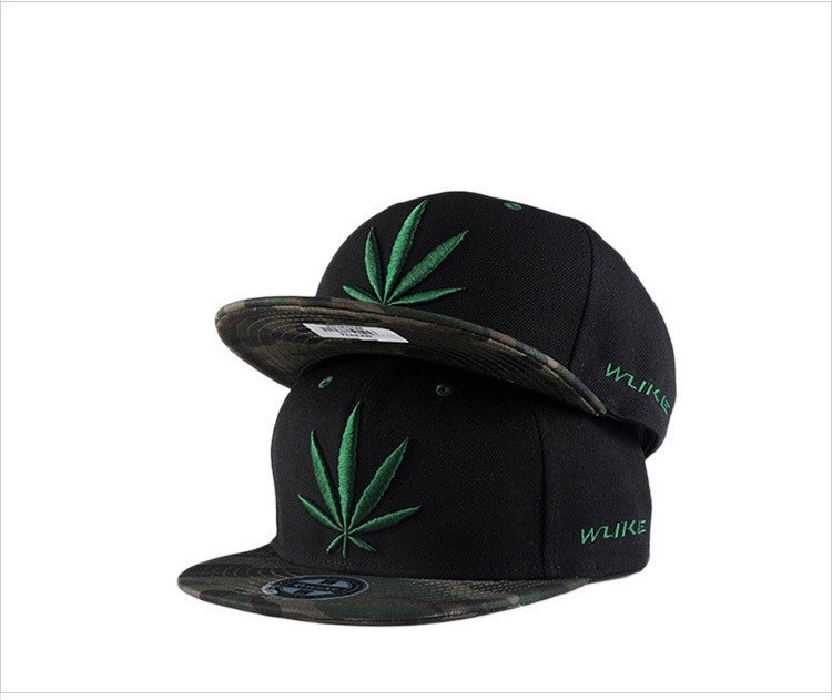 FIND 韓國品牌棒球帽 男 街頭潮流 綠葉子刺繡迷彩 歐美風 嘻哈帽 街舞帽 太陽帽