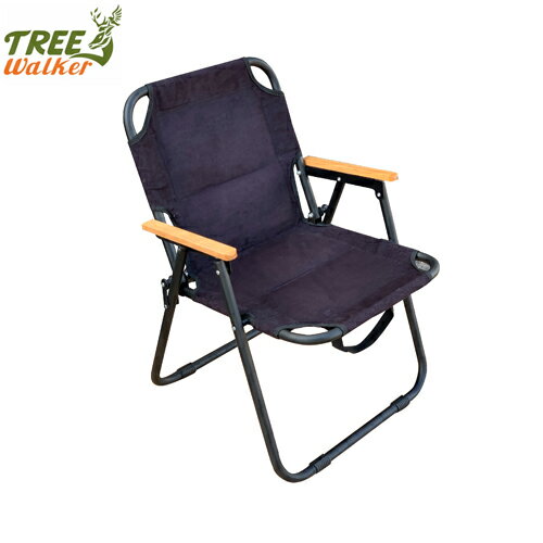 TreeWalker 單人折疊露營椅 戶外居家椅子 可收納 防滑角椅【愛買】