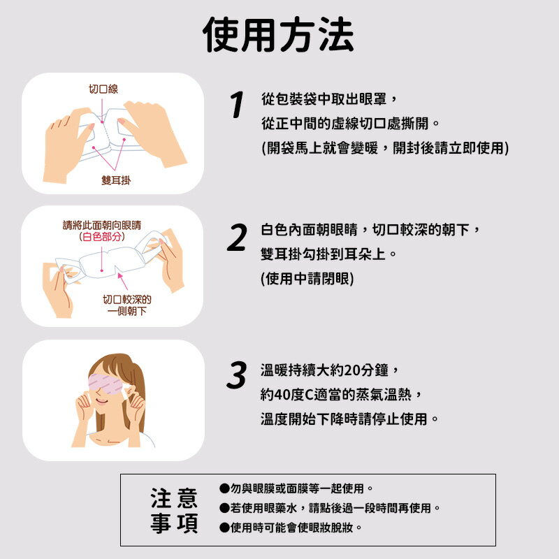 日本 Kao 花王 蒸氣溫熱眼罩／兒童蒸氣眼罩 系列｜5片／12片多規格選｜多香味／無香型任選 2