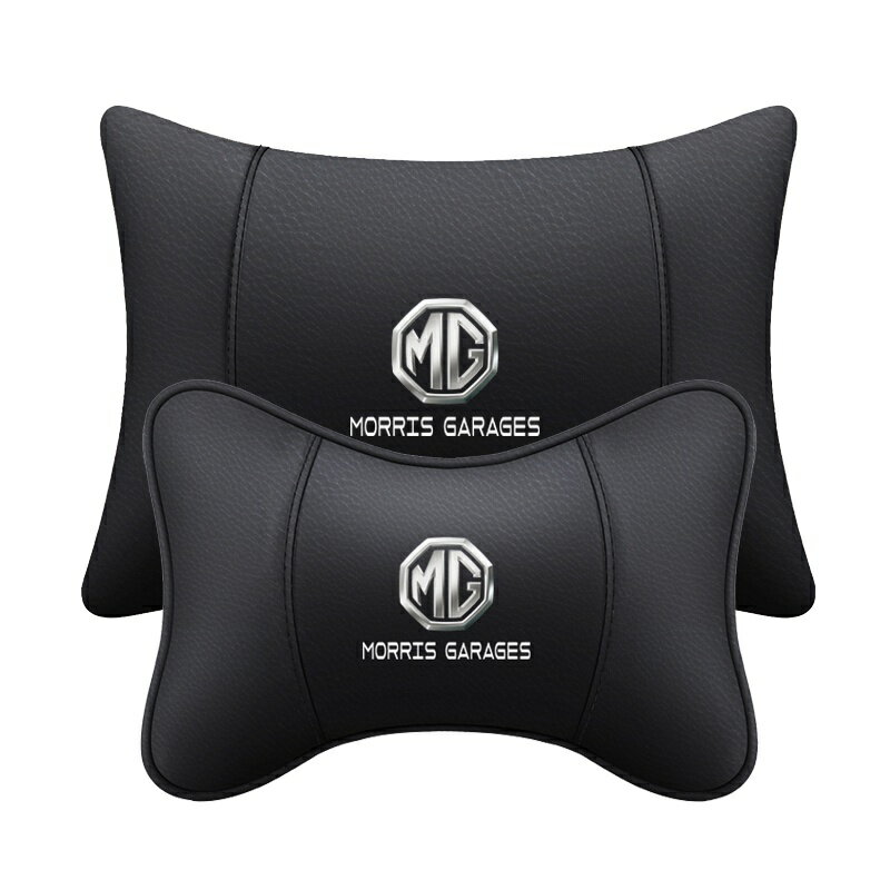 Pu 皮革汽車頭枕頸枕汽車頭枕支撐座椅適用於 MG 3 5 6 HS ZS EV MG3 3SW MG5 MG6 M