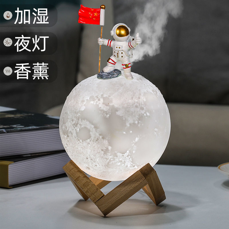 免運特惠 可開發票 送禮好物 加濕器 家用加濕器 大霧量加濕器 北歐創意臥室太空人擺件宇航員辦公室桌面客廳家居加濕器生日禮物