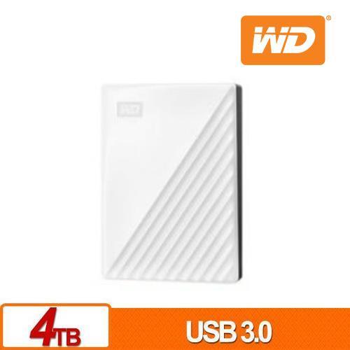 WD 威騰 My Passport 4TB(白) 2.5吋行動硬碟