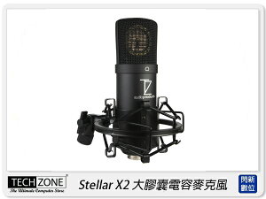 Techzone Stellar X2 大膠囊電容麥克風 專業收音 雙耳 麥克風 直播(公司貨)【跨店APP下單最高20%點數回饋】
