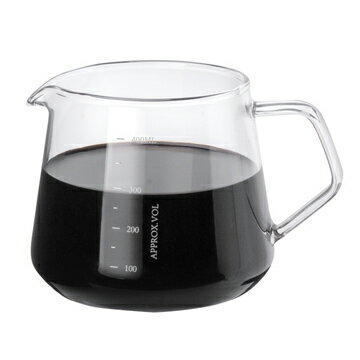 Tiamo 耐熱玻璃咖啡下壺 400ml HG2184