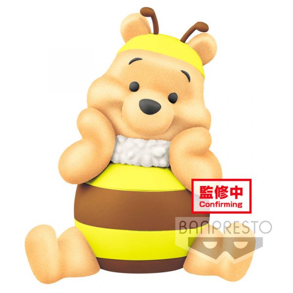 大賀屋 日貨 小熊維尼 毛茸茸 蜜蜂維尼 娃娃 擺飾 裝飾 公仔 模型 玩具 維尼熊 迪士尼 正版 L00011927