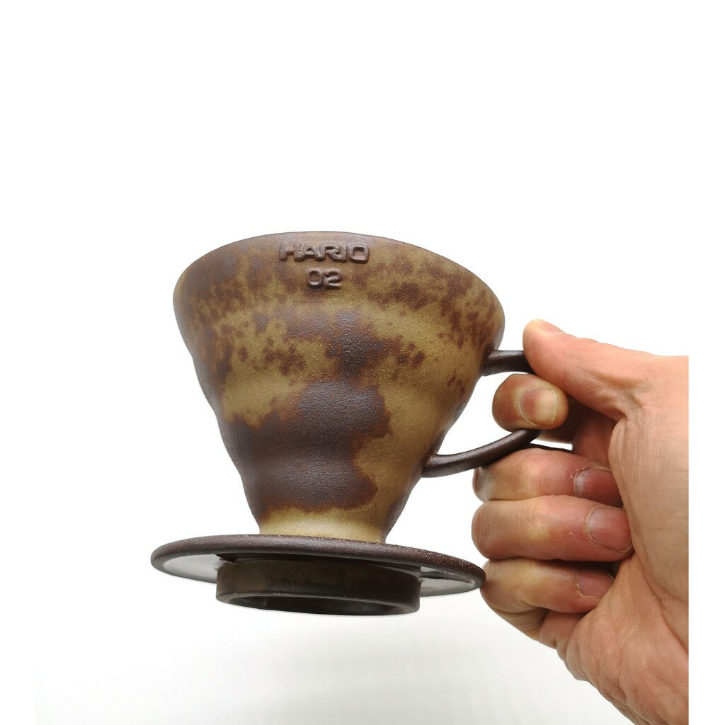 日本 HARIO 聯名 陶作坊 經典 老岩泥 五次燒 V60 濾杯 01 02 手沖濾杯 一次燒 另有 藍媚茶 吳須色 2