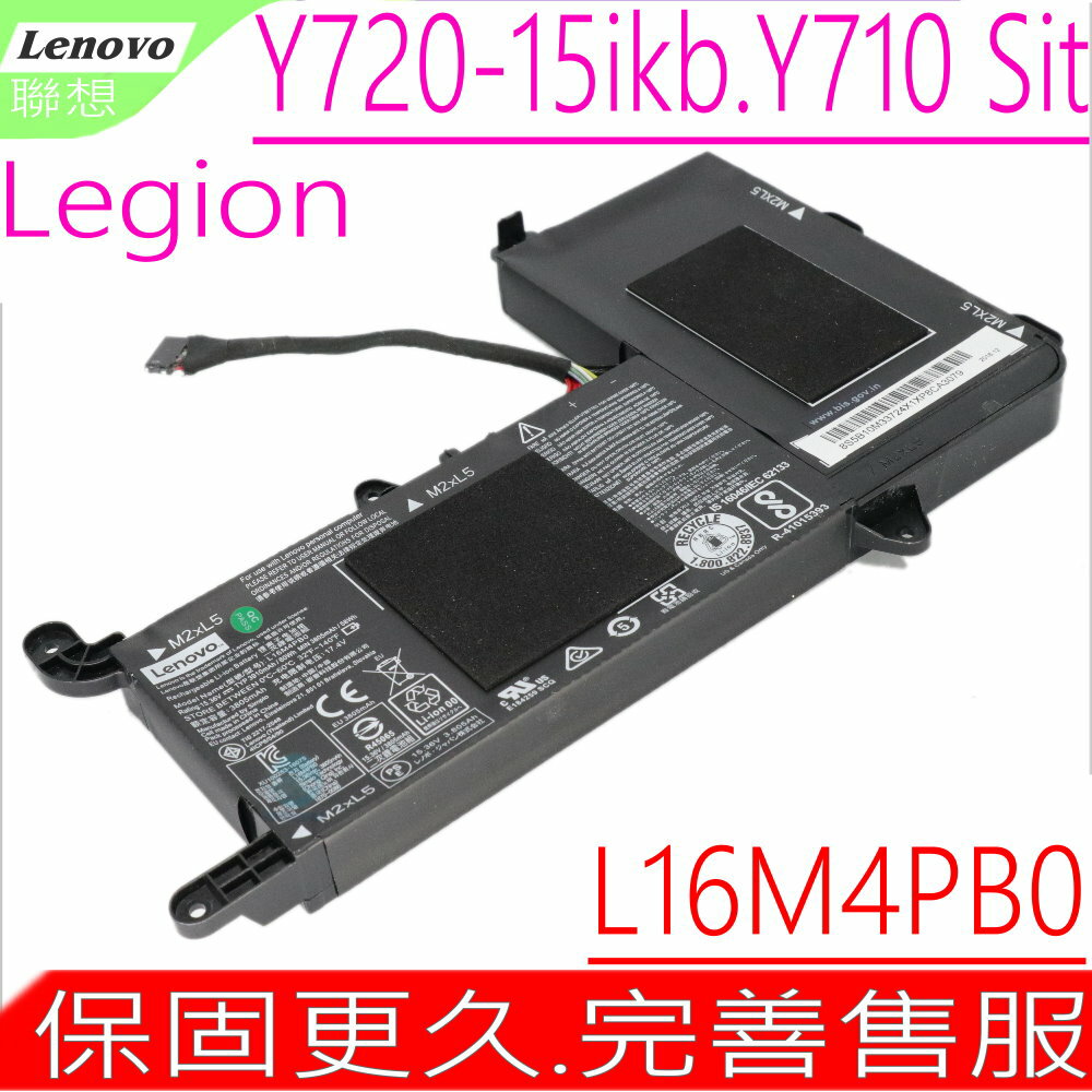 LENOVO L16M4PB0 L16S4TB0 電池 適用 聯想 Legion Y720-15IKB Y710 SIT5B10M33724