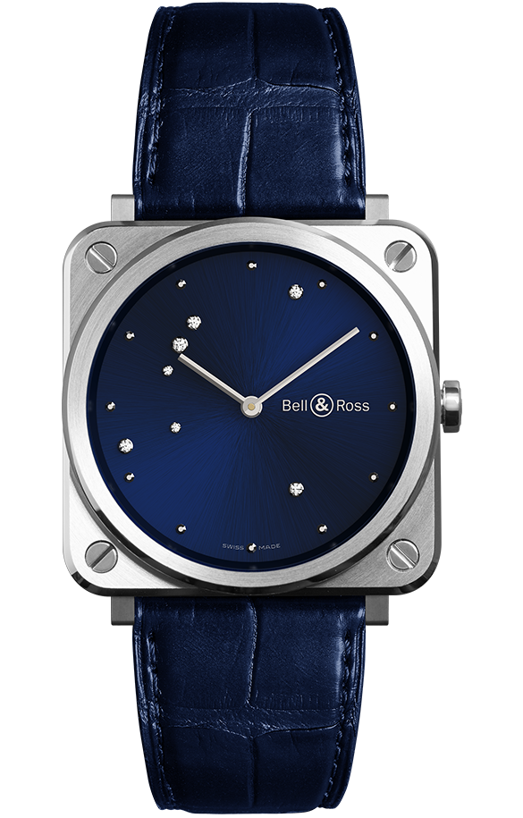 Bell & Ross 柏萊士 魔法星空天鷹座時尚腕錶(BRS-EA-ST/SCR)-39mm-藍面皮革【刷卡回饋 分期0利率】【APP下單22%點數回饋】
