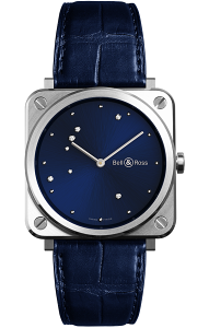 Bell & Ross 柏萊士 魔法星空天鷹座時尚腕錶(BRS-EA-ST/SCR)-39mm-藍面皮革【刷卡回饋 分期0利率】
