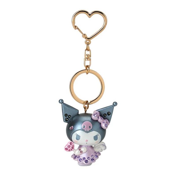 【震撼精品百貨】酷洛米_Kuromi~日本SANRIO三麗鷗 酷洛米愛心扣環立體鑰匙圈-Cupid*44908