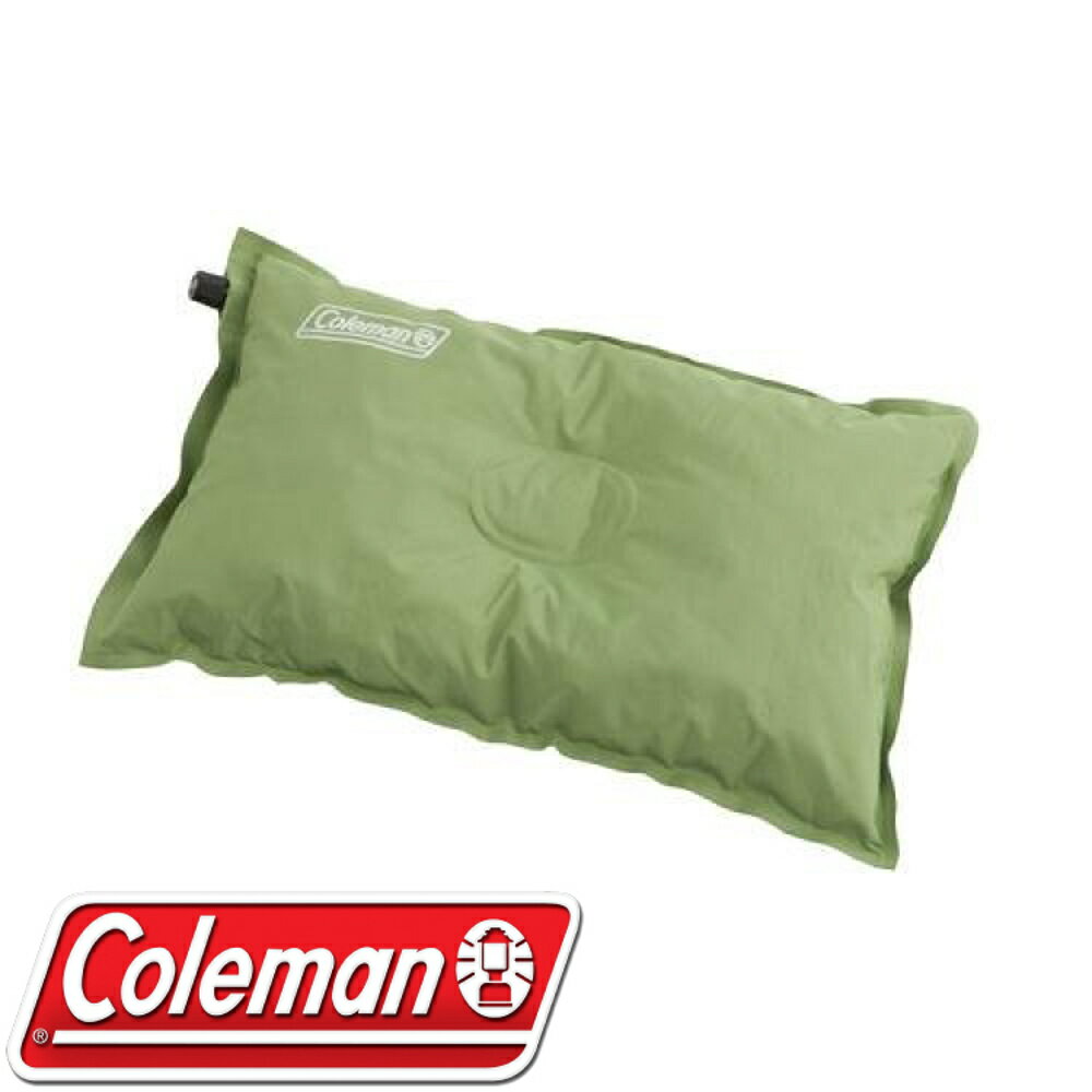 【Coleman 美國 自動充氣枕頭】CM-0428J/露營枕頭/午睡枕/飛機枕
