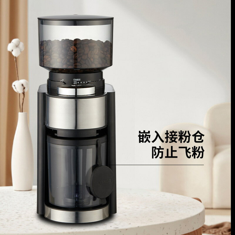 【免運】可開發票 110v咖啡機出口美國加拿大商用家用意式電動磨豆機咖啡豆研磨機