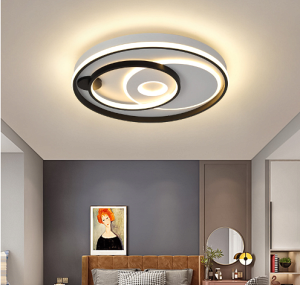 倉庫現貨清出簡約現代客廳臥室LED極簡線條設計主臥書房燈具北歐個性吸頂燈