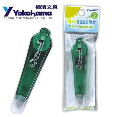YOKOHAMA 日本橫濱 和風修正帶YW-924(綠) 12個/盒