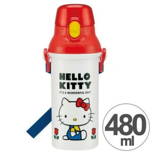 【領券滿額折100】 日本skater HELLO KITTY凱蒂貓彈蓋直飲式/塑膠水壺(480ml)
