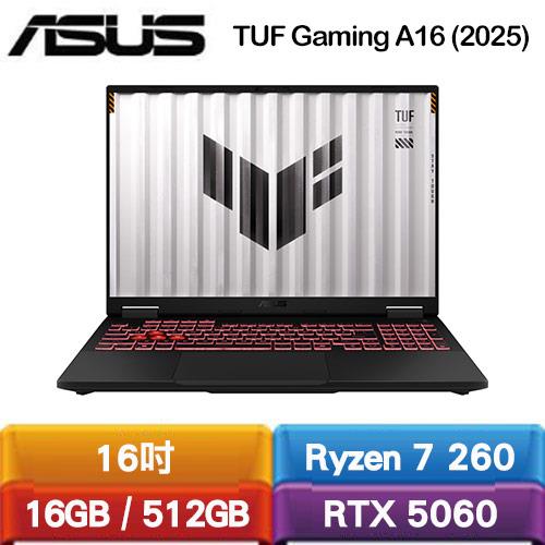 ASUS華碩 TUF Gaming A16 FA608UMI-0091A260H 16吋電競筆電 灰省1千【再送筆電包】