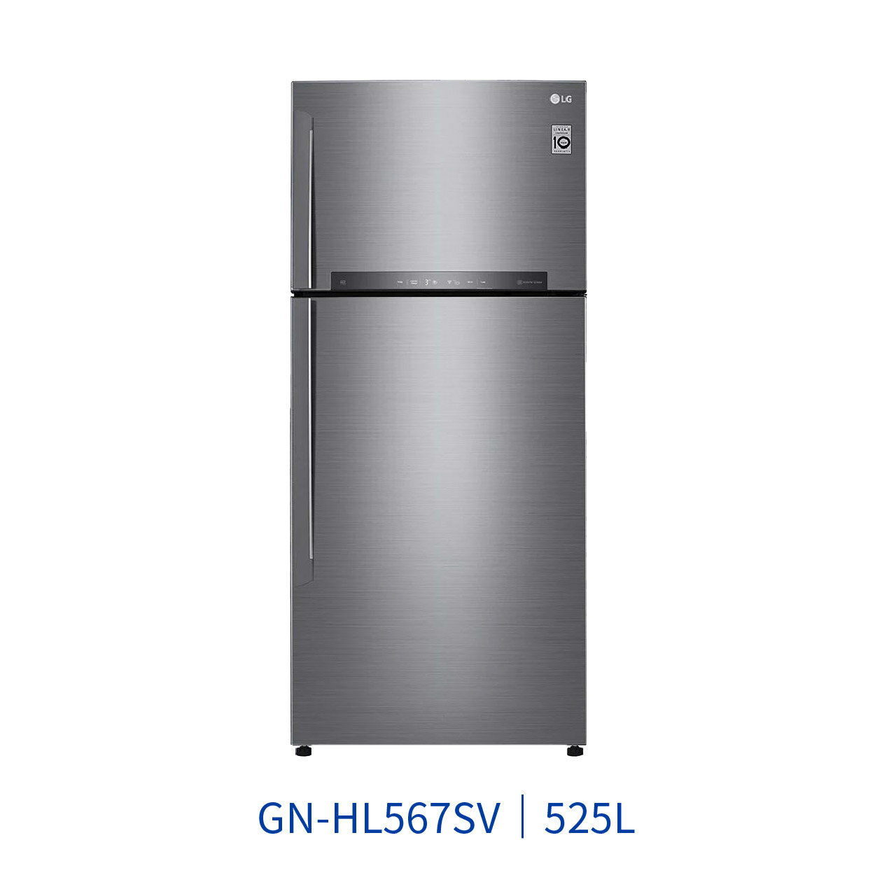 【點數10%回饋】中力電器 LG GN-HL567SV 直驅變頻上下門冰箱 525L 壓縮機10年保固