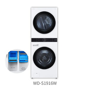 【點數10%回饋】WD-S1916W WashTower™ AI智控洗乾衣機 白色
