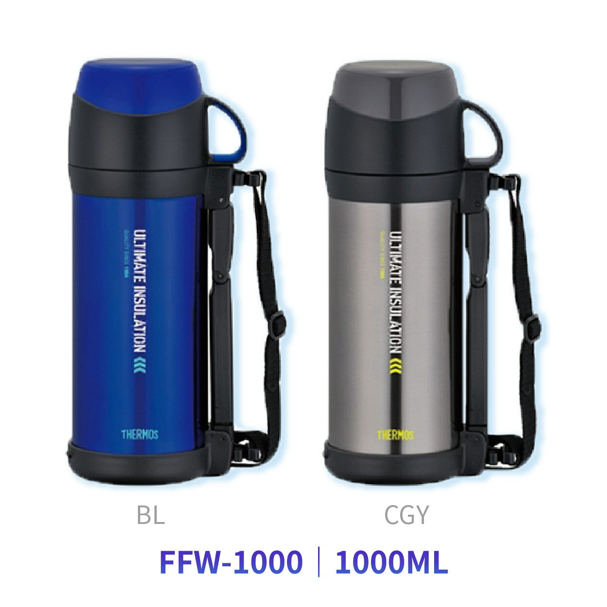 【點數10%回饋】FFW-1000 THERMOS 膳魔師燜燒罐（保溫瓶） 藍色、不鏽鋼 原廠認證經銷商 保證公司貨