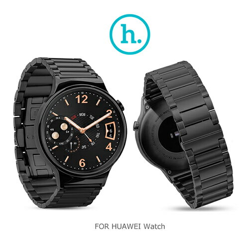 HOCO 浩酷 華為 HUAWEI Watch 格朗錶帶三珠款 / 黑色【出清】【APP下單最高22%回饋】