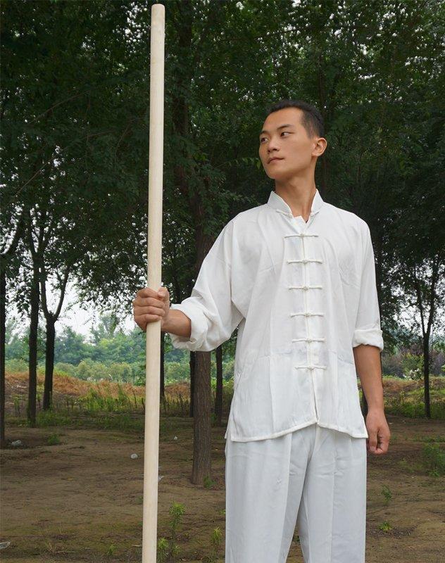 ~廣隆~(見說明再下單)180公分粗2.5公分-3.2公分白蠟桿 武術棍 少林棍 齊眉棍 健身長棍 木棍 太極鞭桿 猴棍 武當少林棍 3