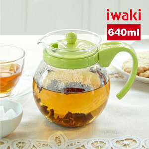 【iwaki】日本品牌耐熱玻璃茶壺-640ml