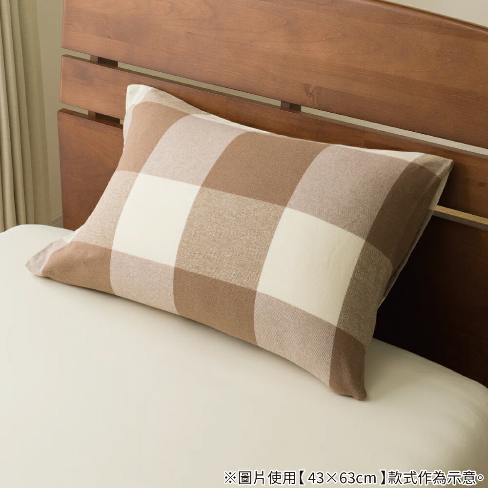 純棉枕套 CA2510 CHECKED 50×70 NITORI宜得利家居