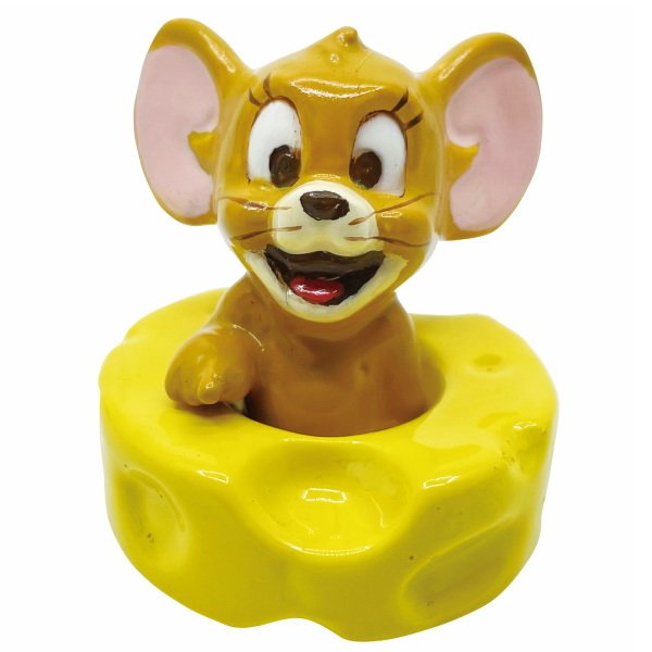 【震撼精品百貨】湯姆貓與傑利鼠 Tom and Jerry~日本迪士尼 Disney傑利鼠陶瓷筷架-起司*26277