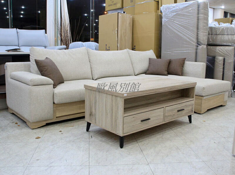 【歐風別館】捷克仿古梧桐色茶几【基隆至台中免運費】 6