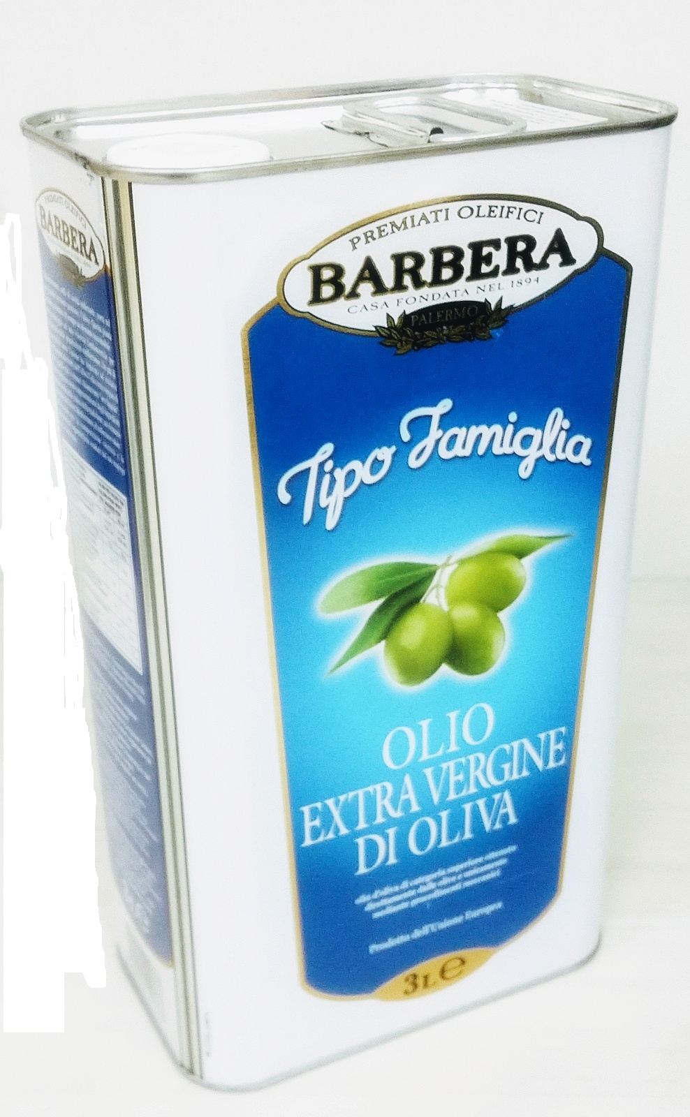 【綠橄欖】Barbera 巴貝拉家傳特級初榨橄欖油-3000ml