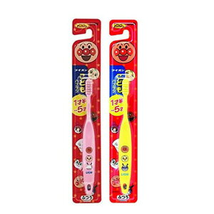 日本 LION 卡通 麵包超人 兒童牙刷 1.5-5歲用 普通型 4903301017134