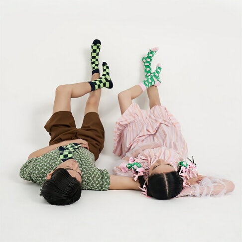 Tinylure 戀愛格調格子襪 童襪 親子襪 潮襪【APP享6%回饋】 3