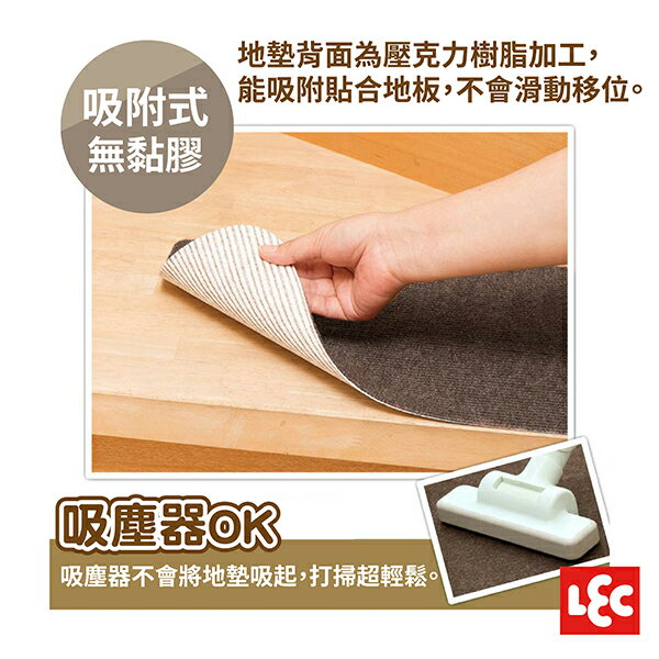 【新品】日本製吸附拼接地毯30×30cm 防水消臭可水洗防滑浅米色40枚装KE- MEIWA】日本拚接寵物地墊30*30cm(消臭、防水、防滑寵物地墊)(9psc