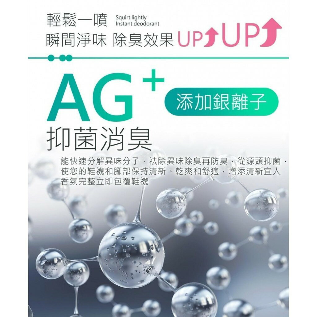 【宅配滿額免運】SJP小潔癖 Ag+銀離子鞋襪除臭噴霧260ml 綠茶風味 #丹丹悅生活 5
