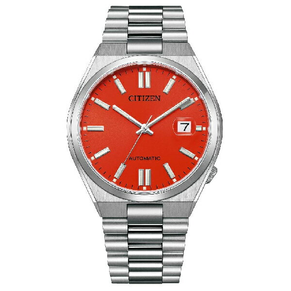 CITIZEN 星辰 Mechanical NJ0158-89W PANTONE限定情人節推薦款時尚腕錶 番茄紅40mm｜樂天全館特惠中★指定刷卡回饋10%