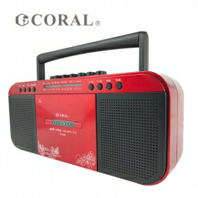 CORAL TR-6600 TR6600 復古造型 多功能整合 手提卡帶收錄音機 [富廉網]