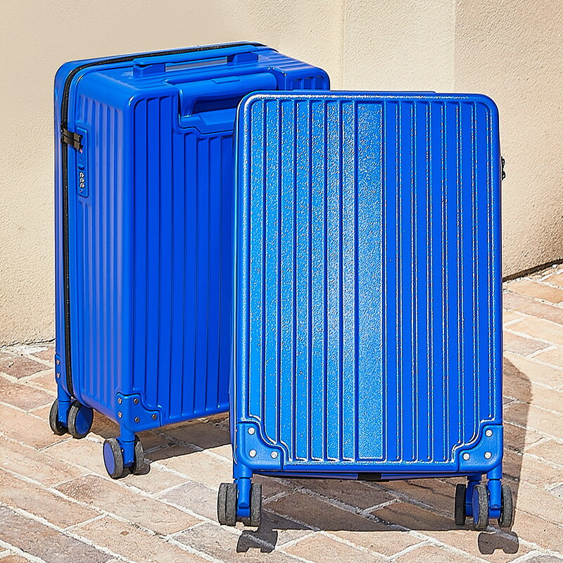 開發票 免運速發 行李箱 拉桿登機箱克萊因藍行李箱女大容量拉桿箱萬向輪20寸旅行箱24登機箱
